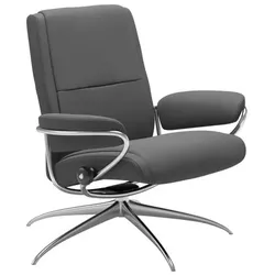 Stressless Sessel Paris Star Low Back Leder Grau Batick Grey