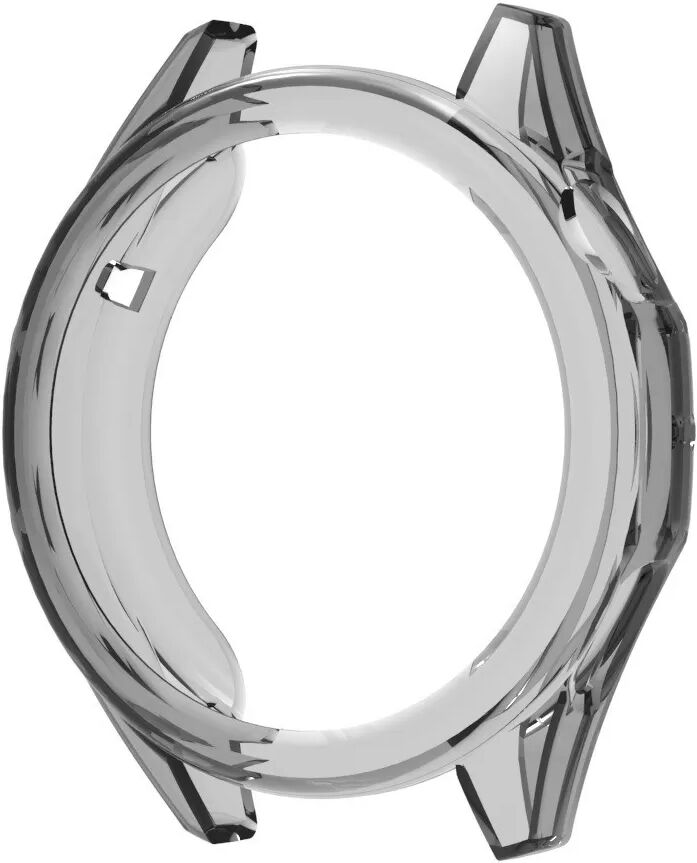 INF GT6 Pro TPU Halbschutzhülle kompatibel mit Huawei Watch GT6 - Mehrere Farben Transparent+Schwarz