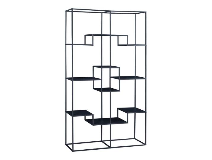 Étagère design intemporel salon 180 x 100 x 35 cm noir