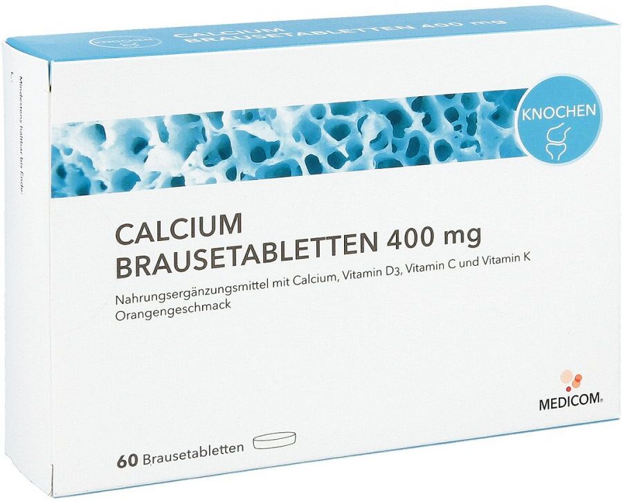 MEDICOM Calcium Brausetabletten 400 mg 60stk
