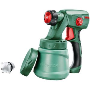 Bosch Airless-Pistole Feinsprühpistole, 1600A008W7, mit Farbbehälter & Düsen