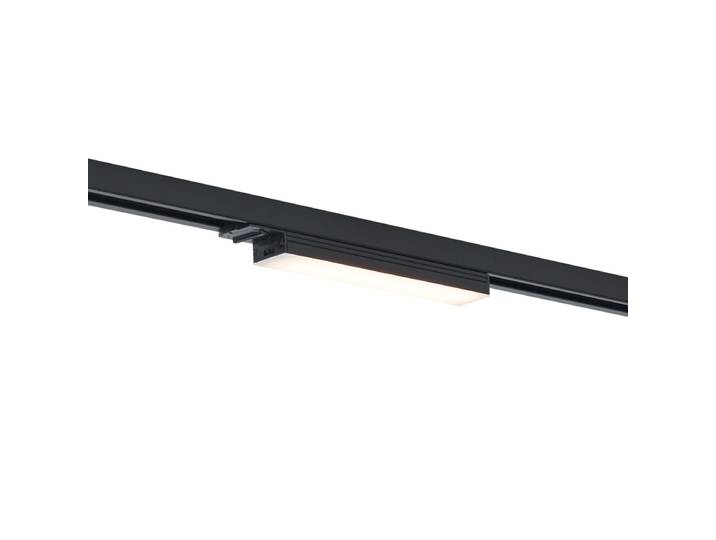 Plafonnier moderne noir pour système d'éclairage sur rail 1 phase