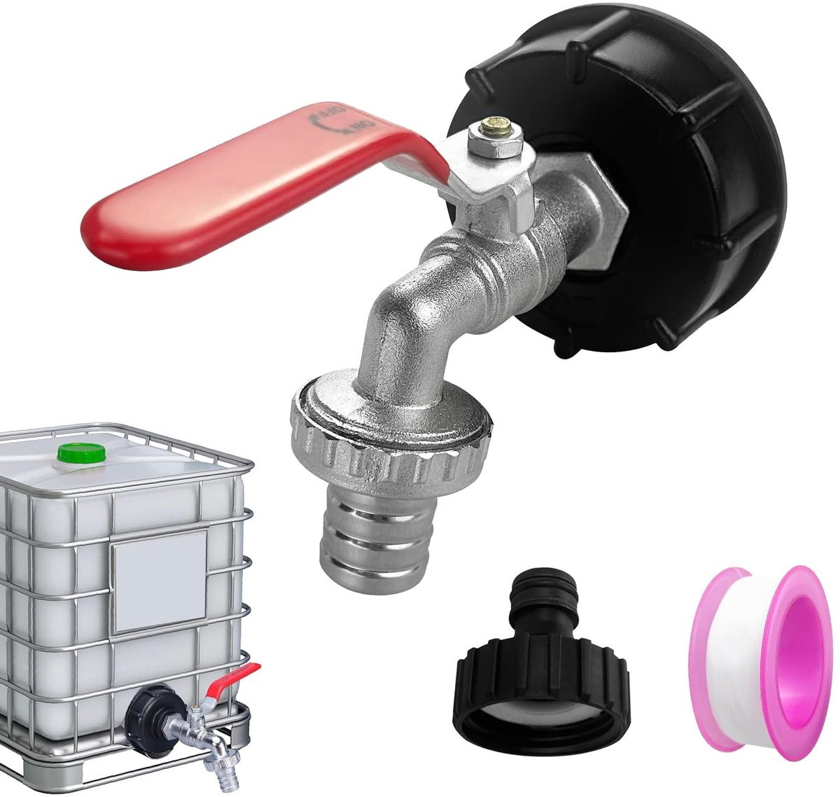 Dailygoods Dailygoody IBC Tank Kraan 3/4 Inch - Waterdichte IBC Container Accessoires