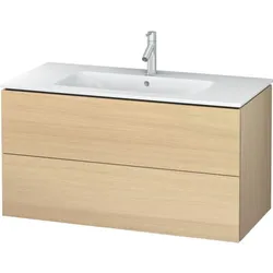 Duravit L-Cube Waschtischunterbau LC624207171 Mediterrane Eiche, 102x55,5x48,1cm, 2 Schubladen