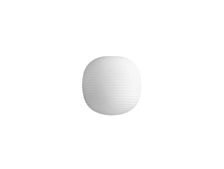 Lantern Floor/Globe Schirm Medium Ø30 White Opal - New Works - Glas