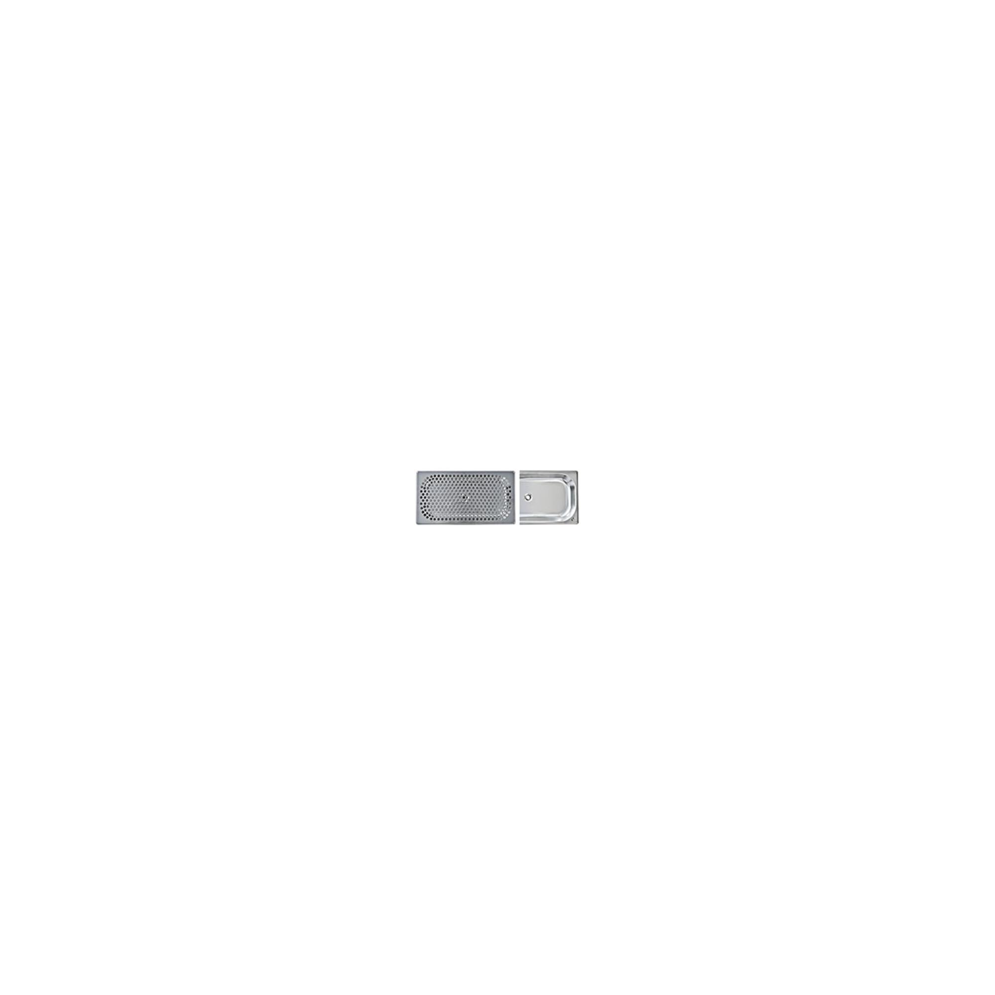 Clage Tableau 32,5x17,5cm, m Abw.-anschluss, Edelstahl (4100-44081)
