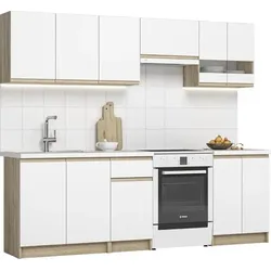 Naturel Katarina Küchenzeile LUX 2,4 m Oak KSETKATARINAO