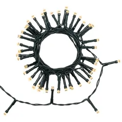 WellHome - Lichterkette mit 80 warmweißen LEDs mit 8 Funktionen und Timer - 3 Meter