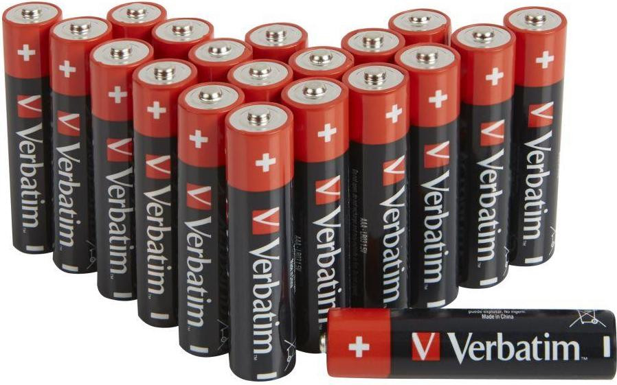 Verbatim 49876 Alkaline Batterijen, AAA, LR03, 1.5V