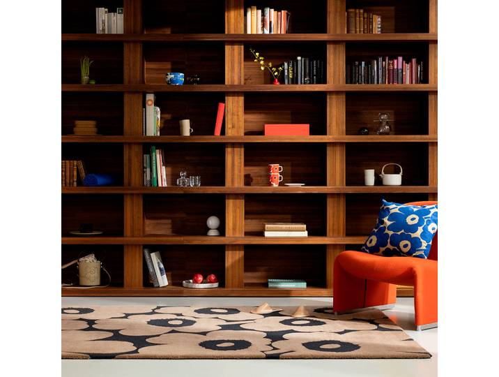 Handgetufteter Designer Teppich „Unikko Multi“ aus 100% Wolle, verschiedene Grössen MARIMEKKO