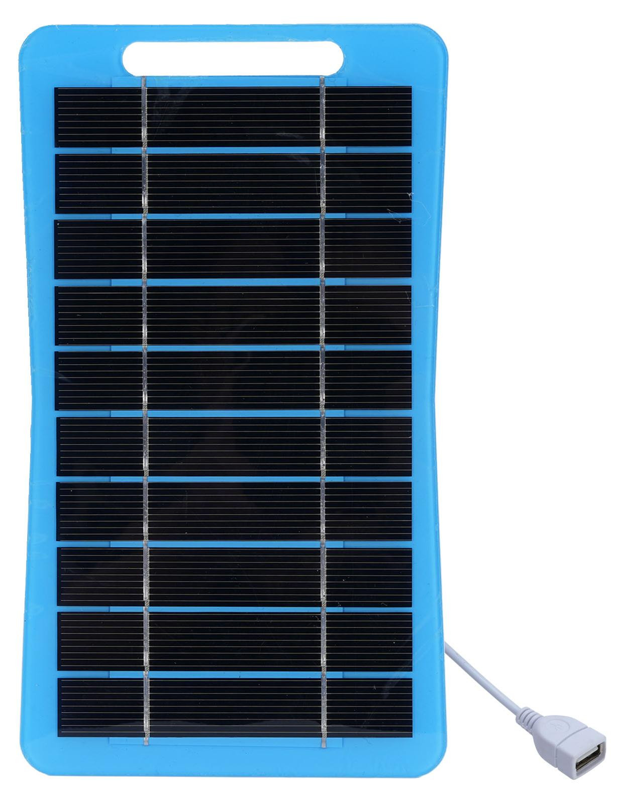 Gistuch Monokristallijn Silicium Zonnepaneellader, 5 W, 5 V, Draagbaar met Handvat