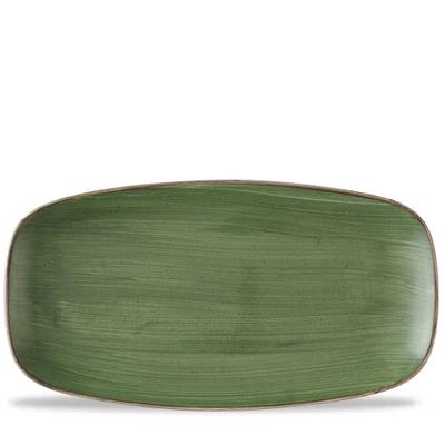 Churchill1795 Churchill Stonecast Platte rechteckig 35,5 x 18,9 cm, Sorrel Green