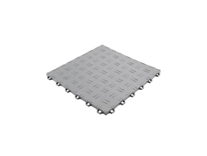 SucceBuy Carreaux de garage imbriqués 12 x 12 x 0,53 en paquet de 50 carreaux de revêtement de sol de garage Plancher de texture double face antidérapant