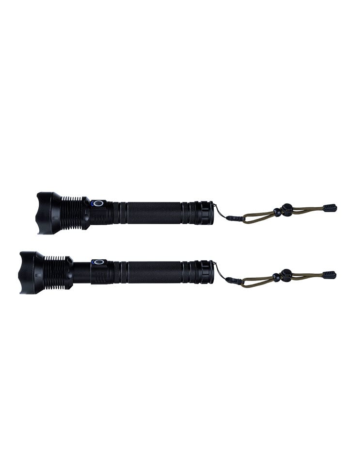 Nature Fellow LED-Taschenlampe in Schwarz - (L)24 cm - onesize