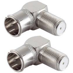 Shiverpeaks BS15-300414 F-Winkeladapter Anschlüsse: F-Quick-Stecker, F-Buchse 2 St.