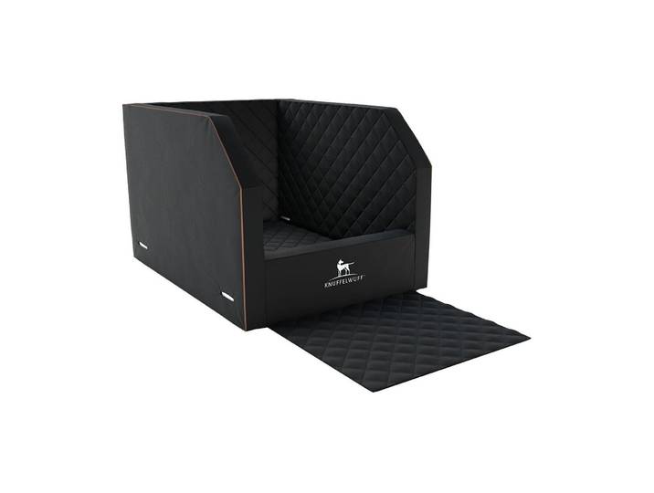 Tierbett KNUFFELWUFF Cargo Rücksitz Gr.2 , schwarz, B/H/L: 60cm x 50cm, Tierbetten, Tierbett