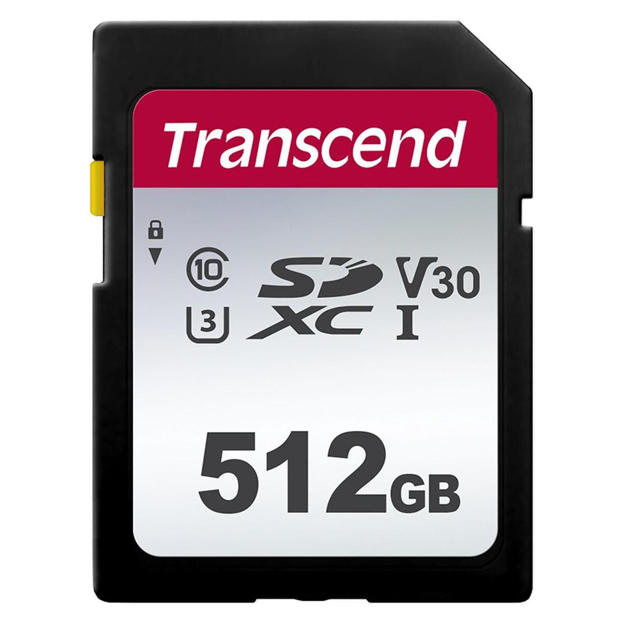 Transcend SDC300S (512 GB, SDXC, U3, UHS-I) (TS512GSDC300S)