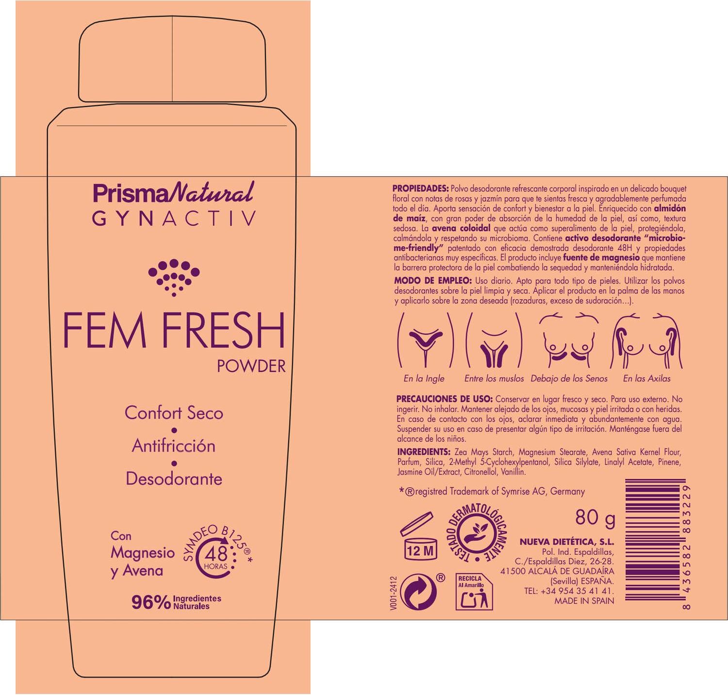 Prisma Natural Gynactiv Fem Fresh 80 gr