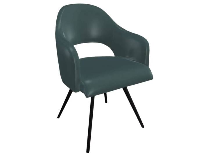 Stuhl Salesa Trendstühle / Farbe: Whale / Material: Leder