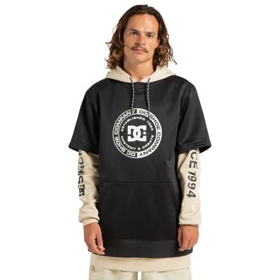 Fleecepullover DC SHOES "Dryden", Herren, Gr. XS, schwarz, Obermaterial: 100% Polyester., Sweatshirts Fleecepullover