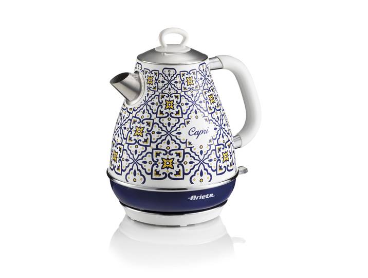 ARIETE Wasserkocher 2869CA Capri , bunt (gemuster), B:22cm H:30cm T:22cm, Wasserkocher, Wasserkocher