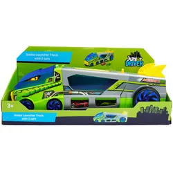 Junior DRIVER Snake Launcher Truck with 2 cars