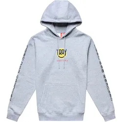Troy Lee Designs Happy Dayz, Kapuzenpullover - Hellgrau - L