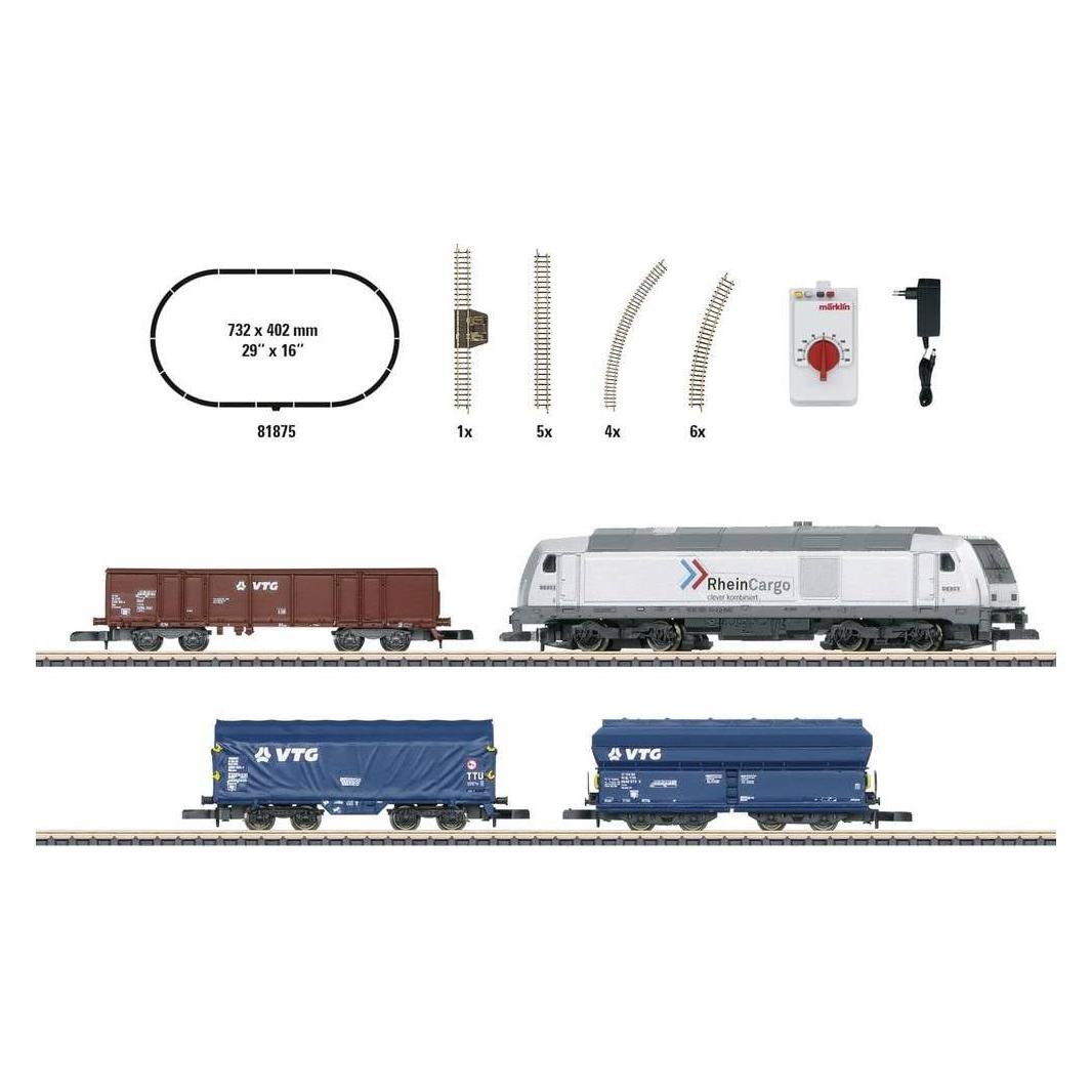 Märklin 81875 Z Startset mod.Güterverkehr (Spur Z) (81875)
