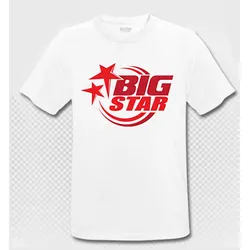 BIG STAR - T-Shirt - weiss/rot - Atmungsaktiv