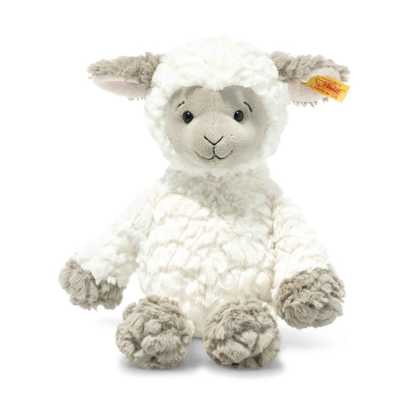 Steiff lammetje Lita, wit-bruin-grijs, zittend, 30 cm
