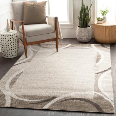 Paco Home Modern Area Rug for Living Room Classic Design with Border