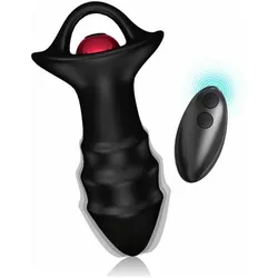Armony, Analtoy, Kylin Fingervibrator & Analplug Fernbedienung Schwarz
