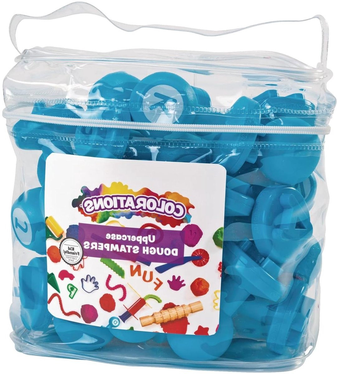 Deeg Stempelset met 26 Alfabet Hoofdletters - Multi