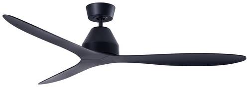 Lucci AIR Whitehaven Deckenventilator 35W (Ø x H) 142cm x 300mm Schwarz mit Fernbedienung