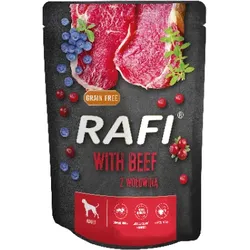 Rafi mit Rindfleisch für Hunde - Beutel 300g (schwarze Verpackung)