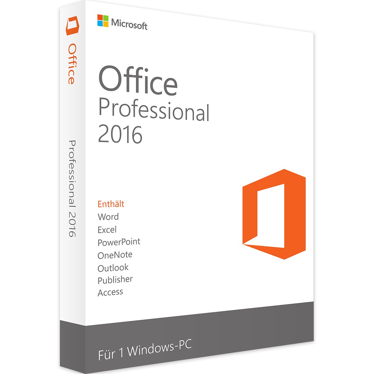 Microsoft Corporation Microsoft Office 2016 Professional 269-16805