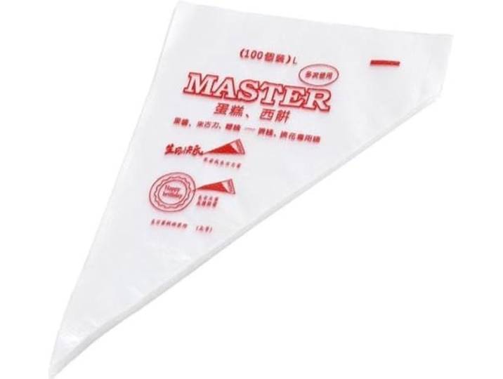 *** 100x Wegwerp Spuitzakken - Slagroomzak - Decoratie - Keuken - Doorzichtig Plastic - Keuken Chef - van Heble® ***