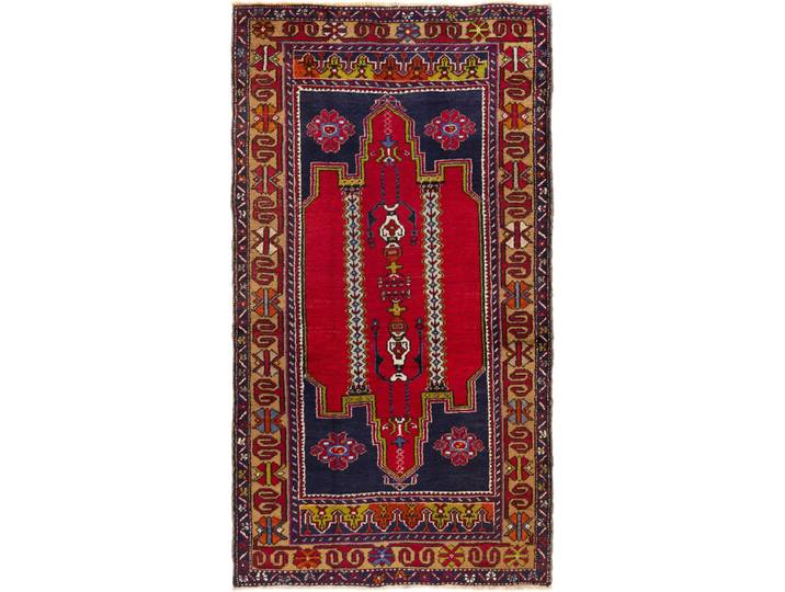 Turkei Anatolia Teppich 105x196 Handgeknüpft Orientteppich Wolle
