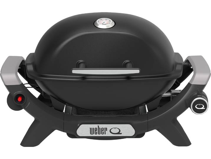 Gasgrill WEBER Q1100N , schwarz, B:65cm H:38cm T:44cm, Grills, Gasgrill, Mit Deckelthermometer
