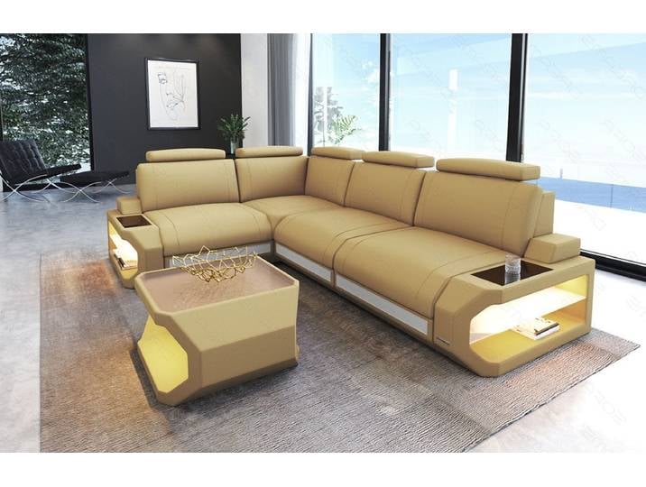 Stoff Ecksofa Siena L-Form