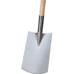 Ideal, Spaten + Schaufel, Rohrdüllspaten Gärtner Form Blattmass 290 x 180 mm Grösse 2 mit T-Stiel 850 mm 1830 g