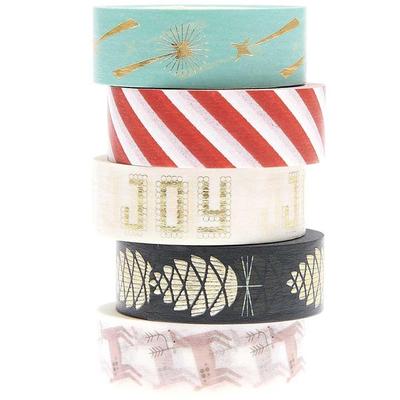 Tape Set I love Christmas, 5 Stk, 1,5cm x 10m