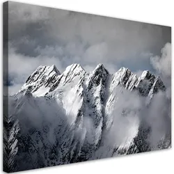 WANDBILD berg gipfel im winter