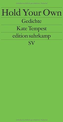 Kate Tempest - Hold Your Own: Gedichte (edition suhrkamp) - Preis vom 15.10.2026 23:06:25 h