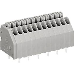 WAGO 250-1404 Federkraftklemmblock 0.50 mm² Polzahl 4 Grau 1 St.