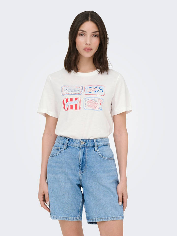 JDY Shirt in Weiß - XL
