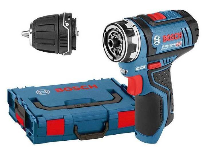Bosch 06019F6002 Bosch GSR 12V-15 FC Perceuse sans fil avec GFA 12-B