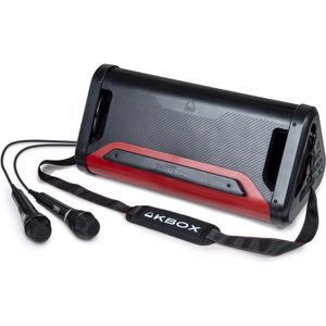 Bigben Bluetooth-Lautsprecher PARTY Kbox IP, schwarz, Party-Lautsprecher, Wasserfest IPX4, 6h Akkulaufzeit, 40 W