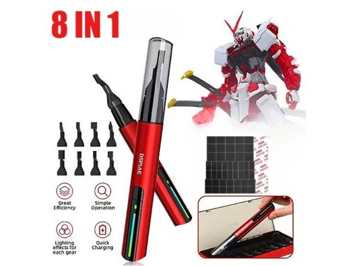 Ponceuse alternative électrique USB DSPIAE ES-A pour bricolage, stylo de ponçage, têtes de ponçage pour modèles en plastique, outils de ponçage pour modélisme militaire