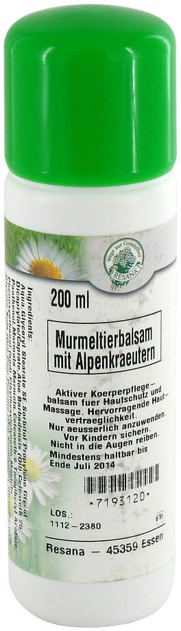 Murmeltier Balsam mit Alpenkräutern